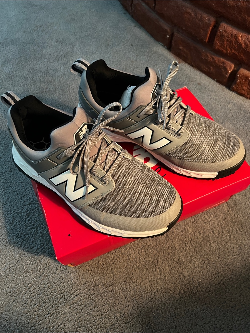 New Balance Men’s Gray Mesh Golf Shoe